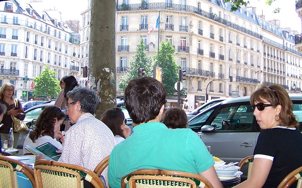 Párizs Cafe Franciaország City Étterem 