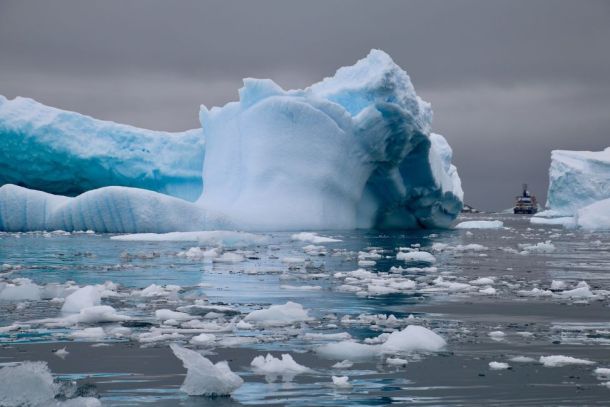 Antarktisz jég olvadás Bedmap2