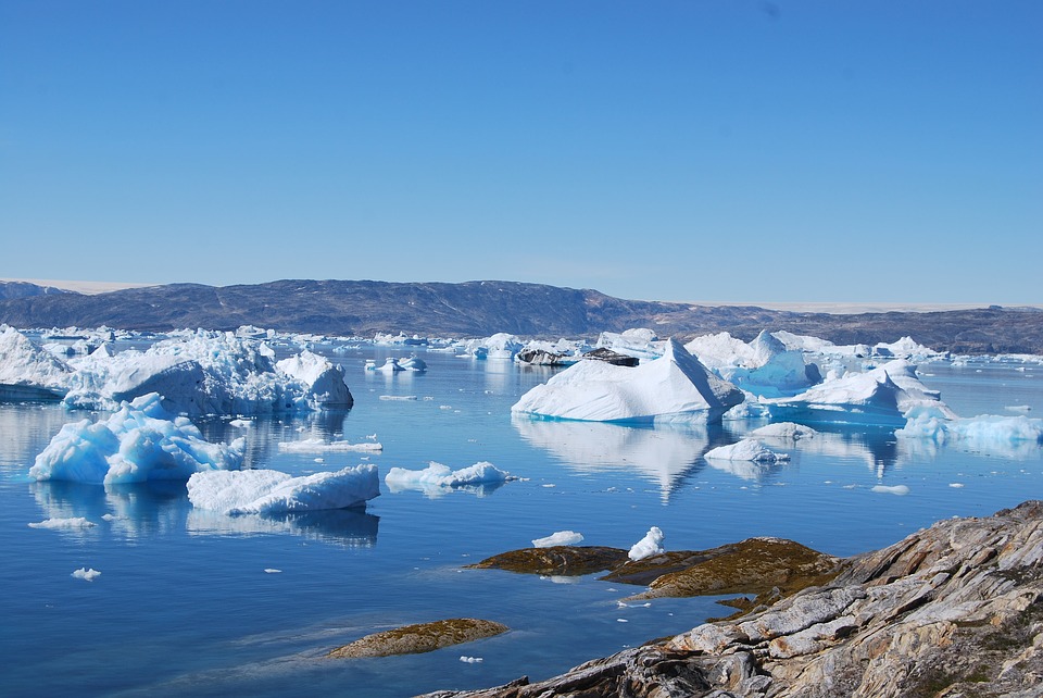 jég olvadása Grönlandon