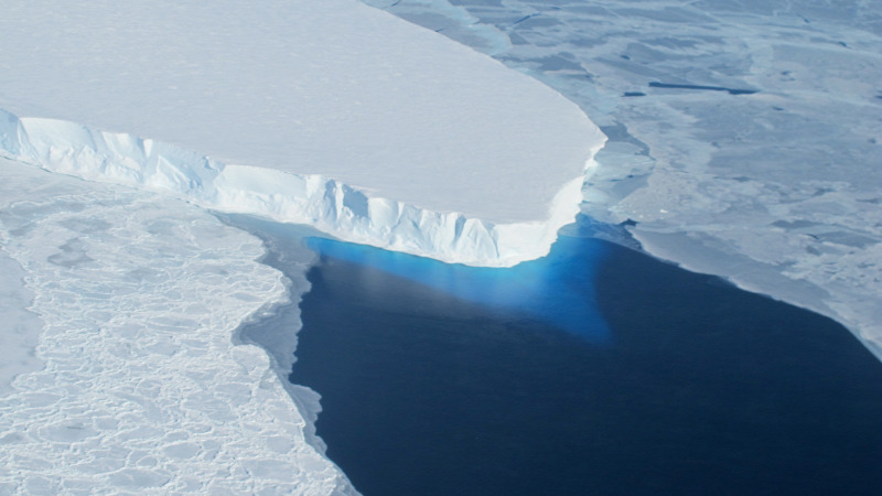 Thwaites-gleccser Antarktisz jégolvadás világvége