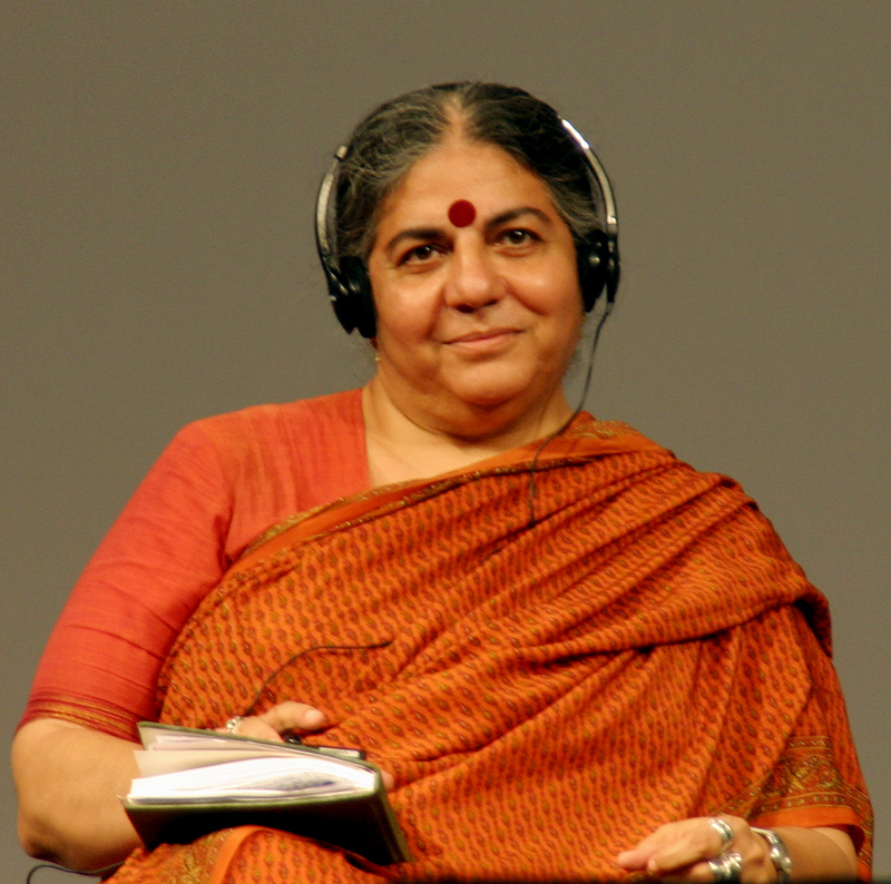 Vandana Shiva  Forrás: wikipedia.org