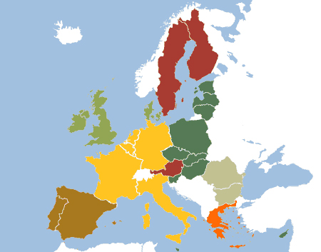 eu térkép 2007