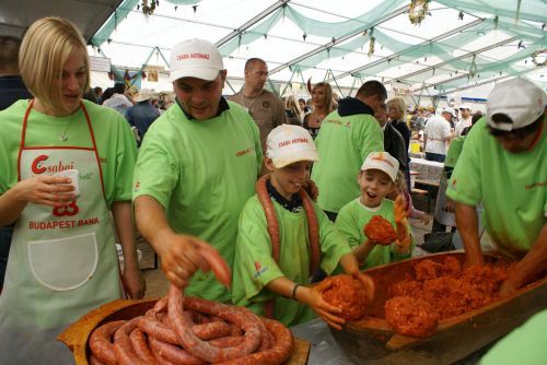 Méltán híres a csabai kolbász. 